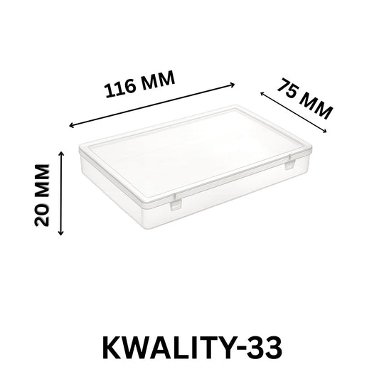 Durable Square Shape Jewellery Box for Rings, Earrings & Chain Storage