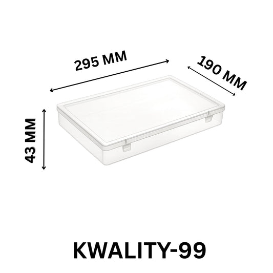 Square Plastic Jewellery Packaging Box – Portable & Dustproof Storage
