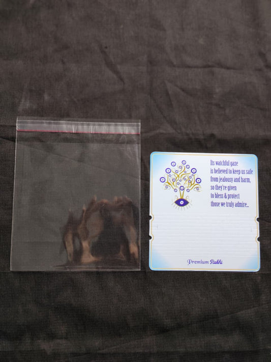 Traditional Couple Rakhi Card with Elegant Design | Raksha Bandhan Gift Card