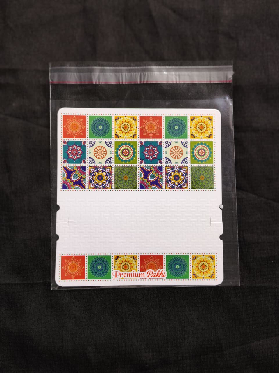 Fancy Couple Rakhi Card with Modern Artwork | Rakhi Display & Gift Packaging Card (Copy)