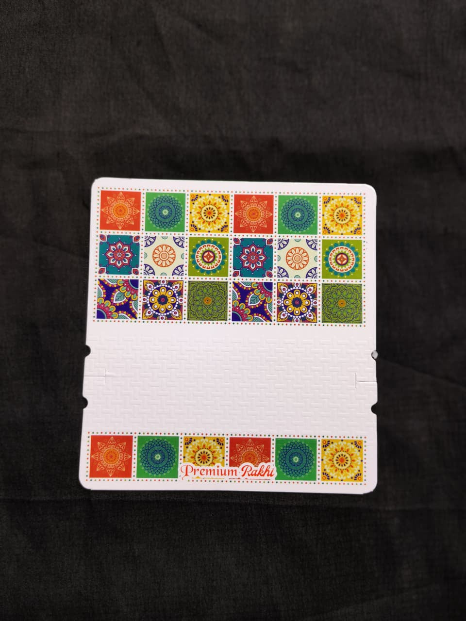 Fancy Couple Rakhi Card with Modern Artwork | Rakhi Display & Gift Packaging Card (Copy)
