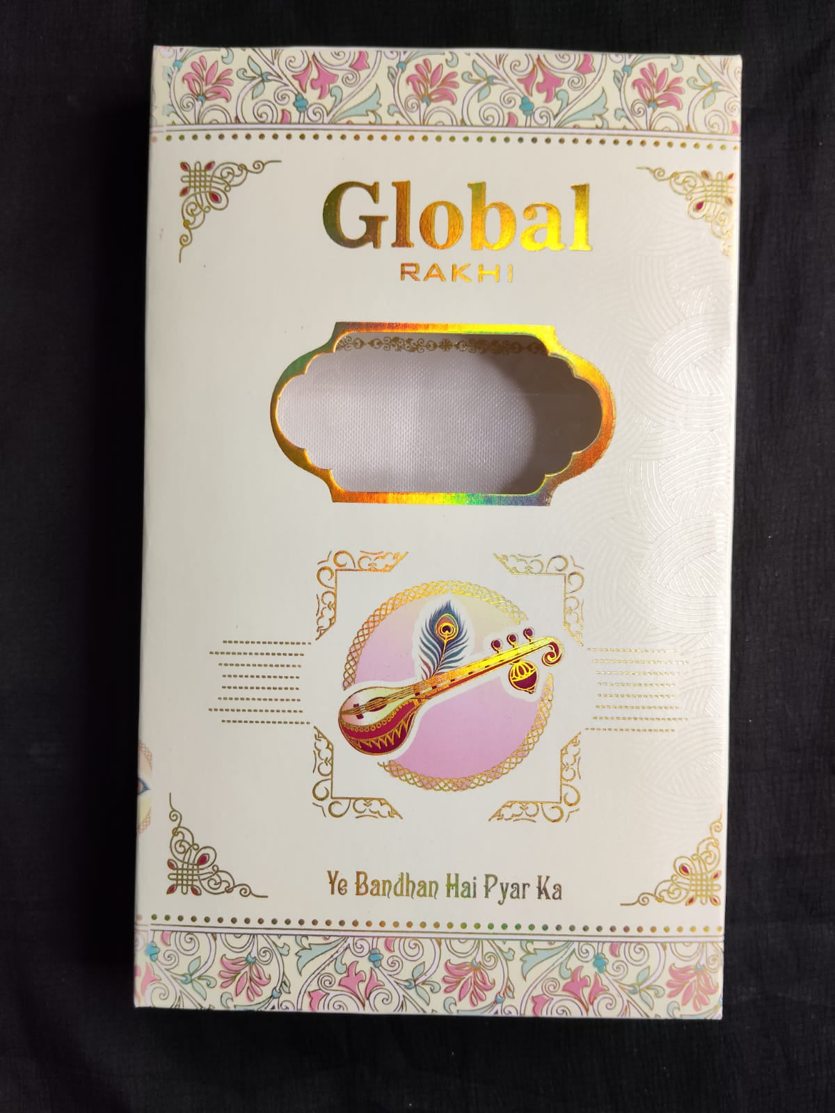 Premium Quality Rakhi Card with Fancy Box | Raksha Bandhan Special Packaging Pack Of 4 Pcs.