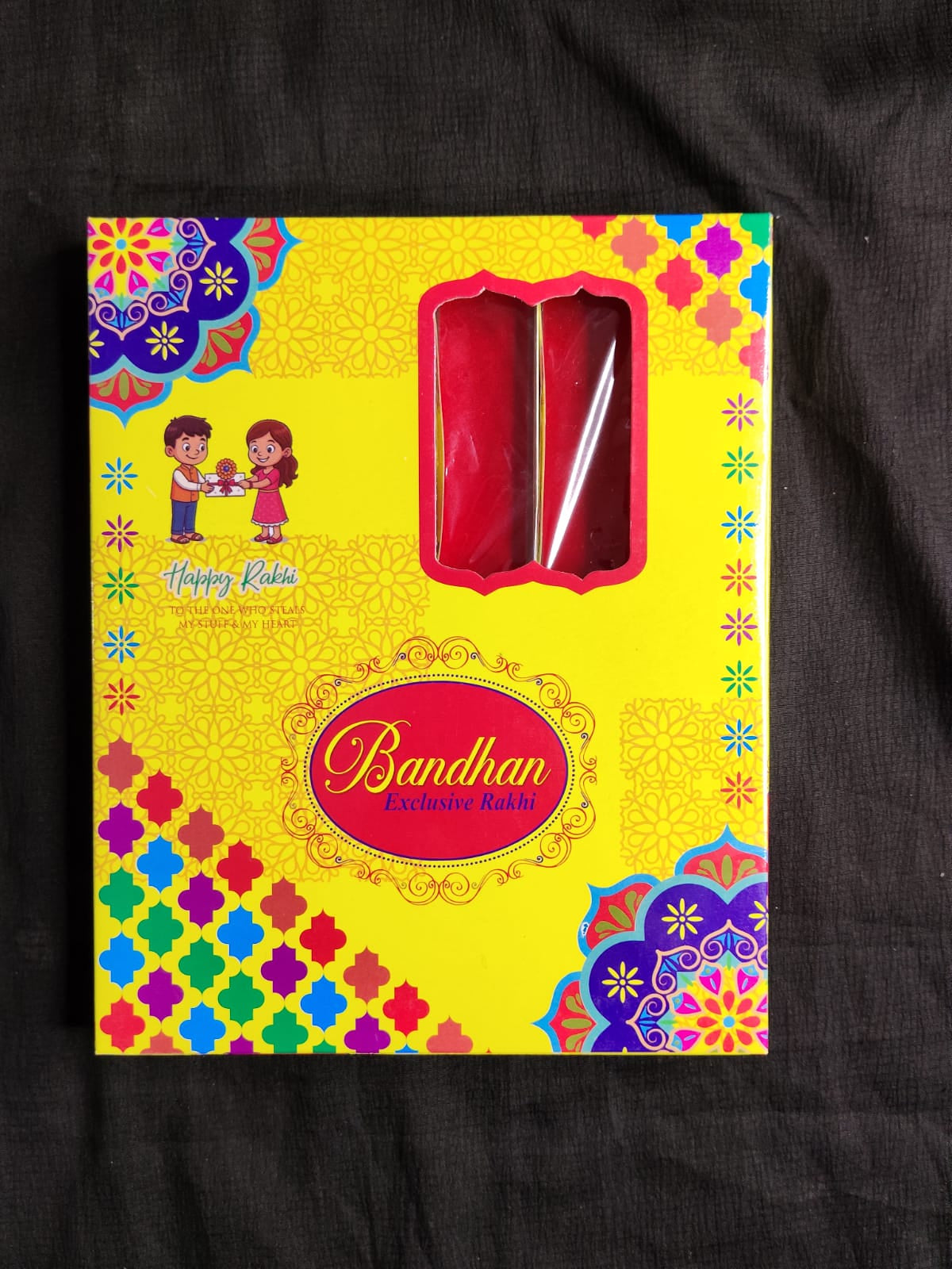 Traditional Rakhi Card and Gift Box Set | Beautiful Raksha Bandhan Packaging