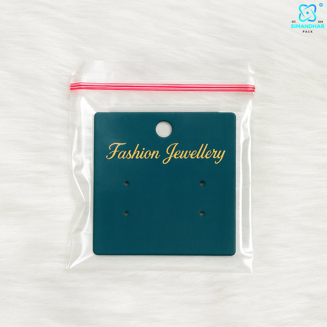 Green Stud Earrings Display Cards – Clean & Minimalist Jewelry Holder